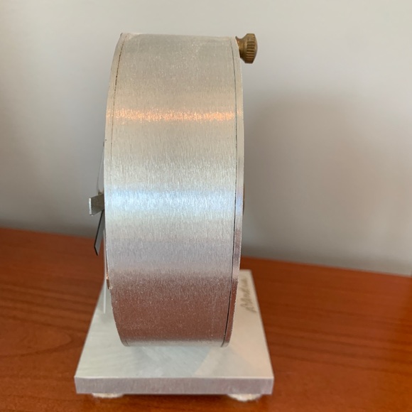 Brushed Steel Clock - Artist-made - Picture 2 of 6